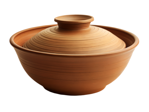 Handmade pottery clay art design 2025, realistic ceramic texture, eco-friendly, minimalist style, transparent PNG isolated on white background, high-quality 4K digital download for social media posts