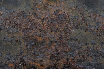 Weathered Metal Surface in Southend on Sea