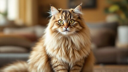 Close-up portrait of a cute cat