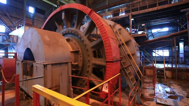 Centrifuge drum in a mining plant