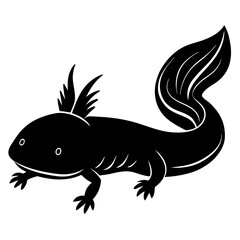 unique animal axolotl