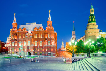 Fototapeta premium The State National Historical Museum of Russia. Moscow