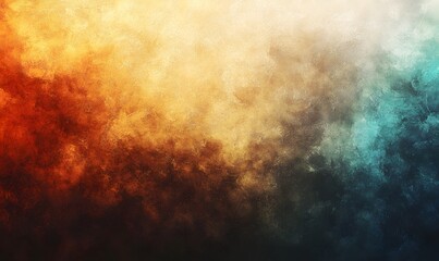 Obraz premium Abstract fiery and icy cloudscape background; design, texture