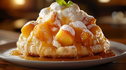 Peachy treats, covered in a doughy crust and topped with creamy goodness. Celebrate National Peach Cobbler Day on April 13!