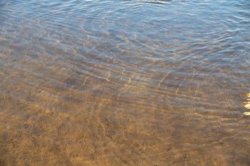 ripples in the water