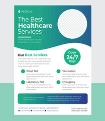 Medical Flyer Design Template Layout