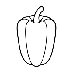 vector illustration of a pepper