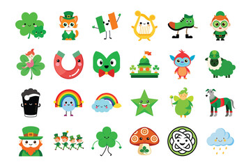 Obraz premium bandle st. Patrick’s Day, cartoon, cute