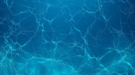 Aqua Serenity:  A captivating underwater photograph captures the mesmerizing dance of sunlight through crystal-clear turquoise water, creating a surreal and abstract pattern of light and shadow. 