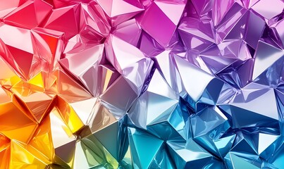 Obraz premium Colorful abstract geometric shapes background