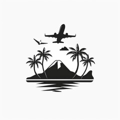 Travel Icon, Simple Logo Minimalism