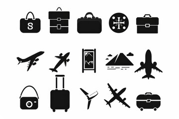 Travel Icon, Simple Logo Minimalism