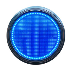 3d render round LED display
