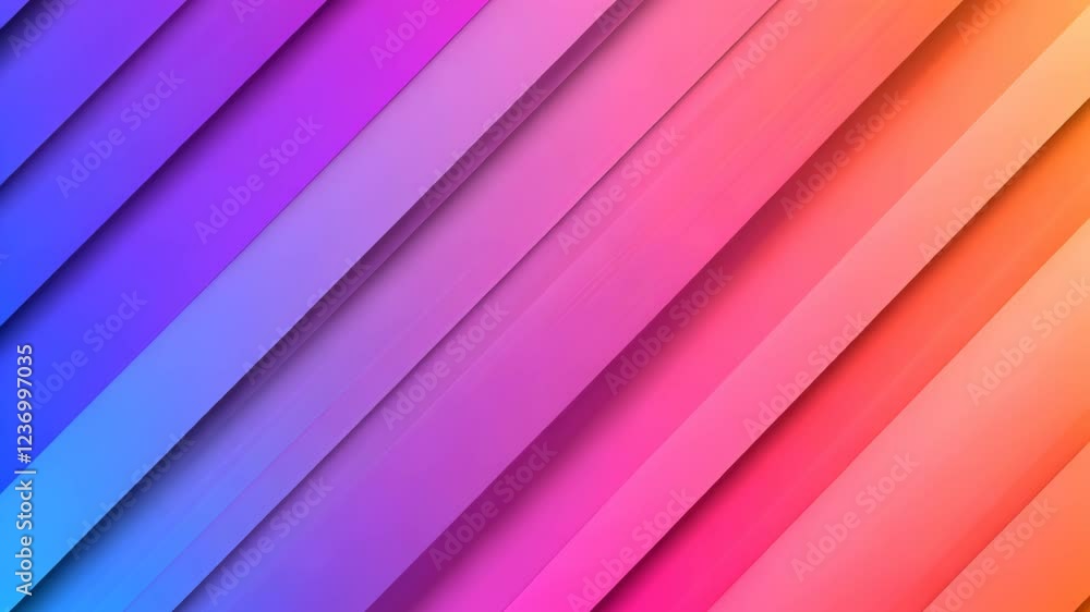 Poster vibrant gradient abstract background in ultra futuristic aesthetic with diagonal lines and warm tone
