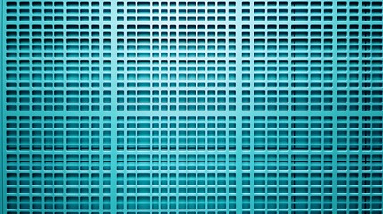 Teal Grid Pattern Abstract Background Design