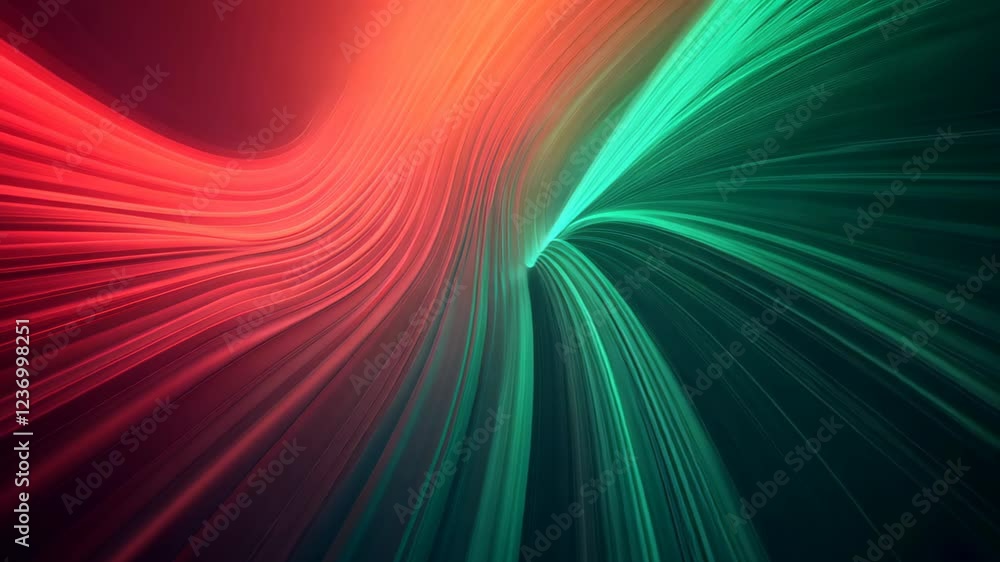 Poster ultra futuristic tech abstract background with vibrant colors in ar 169 style featuring dynamic wave