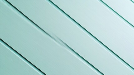 Fototapeta premium Diagonally Arranged Light Green Wooden Planks