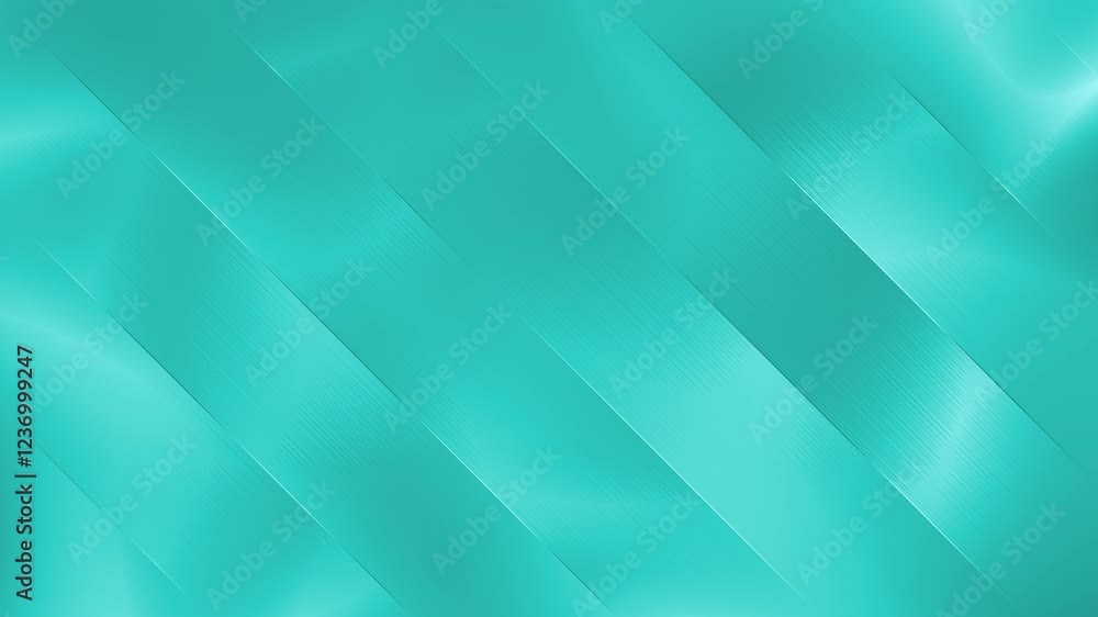 Poster teal geometric stripes - abstract diagonal gradient animation background