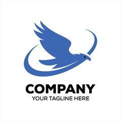 A business logo design for entrepreneur company icon eagle best business.