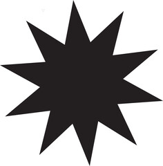 Obraz premium Black star 