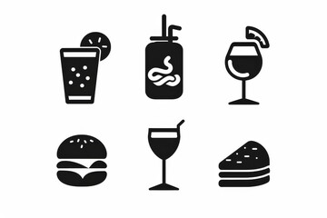 Food Icon, Simple Logo Minimalism