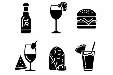 Food Icon, Simple Logo Minimalism