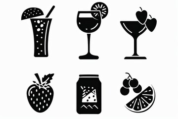 Food Icon, Simple Logo Minimalism