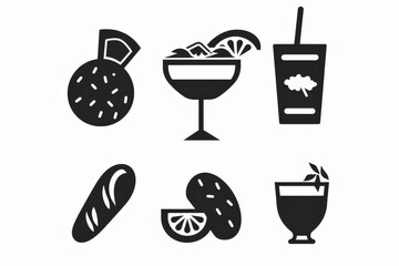 Food Icon, Simple Logo Minimalism