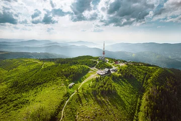 Fototapete Rund Skrzyczne - Szczyrk © Radosław Dybała