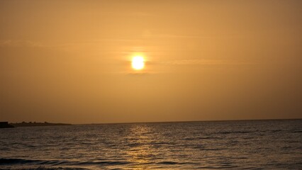 A sunrise in Boa Vista, Cape Verde, Africa (Cabo Verde)