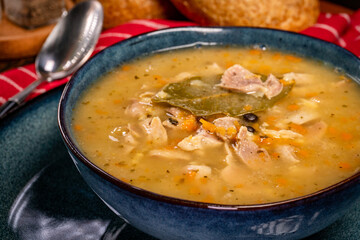 Hot tripe from chicken stomachs.