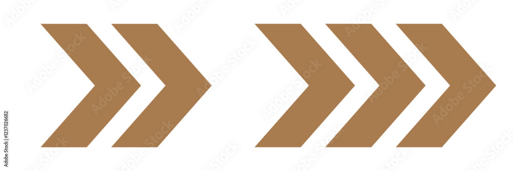 Poster arrow icons group. set of black arrows symbols with blend effect. chevron symbols. vector isolated o