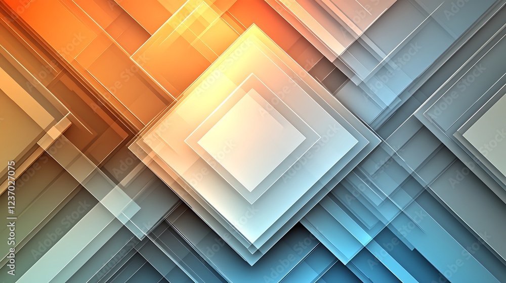 Poster Abstract Geometric Design with Overlapping Squares and Rectangles