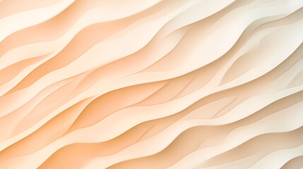 Fototapeta premium Abstract Wave Pattern in Creamy Beige Tones