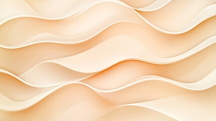 Obraz premium Abstract Beige Wave Pattern Background Design