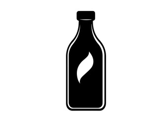 vector illustration of bottle 