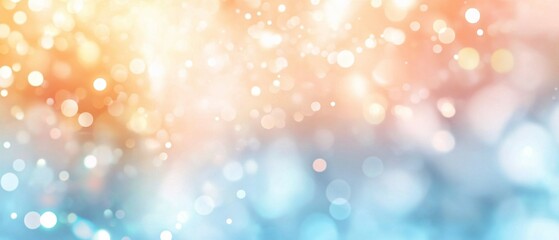 Obraz premium Abstract Pastel Bokeh Background Soft Light Bubbles