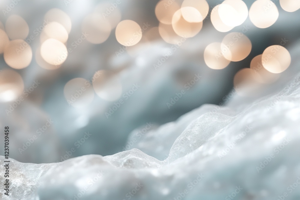 Aufkleber overlapping shapes create a mesmerizing layered effect with soft-focus lights and subtle refractions