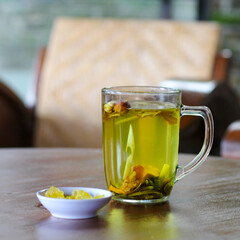 cup of tea with lemon