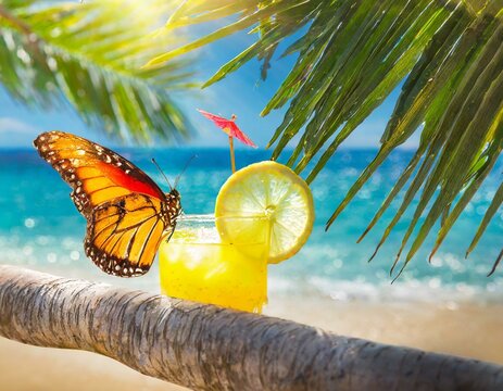 Cocktail am Strand
