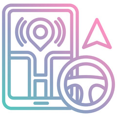 Fototapeta premium Navigation Icon