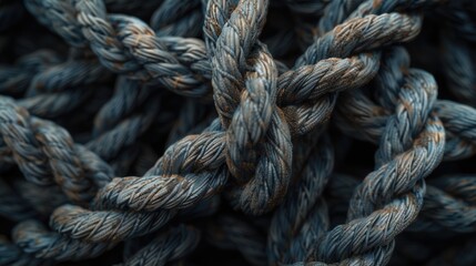 Tangles And Knots Abstract Background