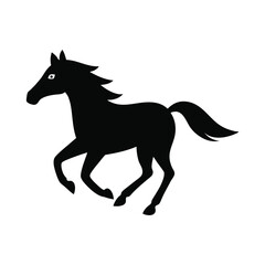 horse isolated on white background