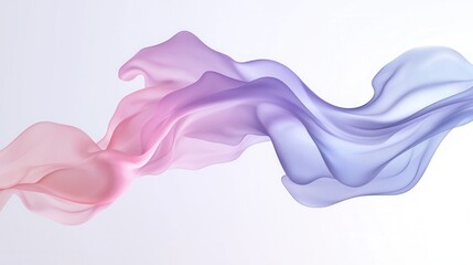 Obraz premium Abstract digital art piece that appears to be made up of three colors - pink, purple, and light blue.
