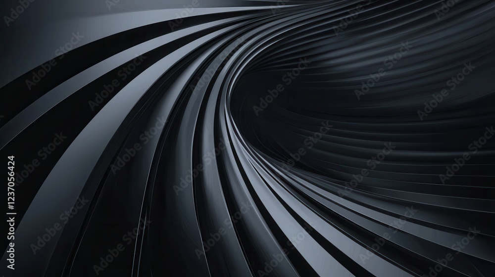Aufkleber abstract digital art piece that appears to be a tunnel or a tunnel-like structure. the background is