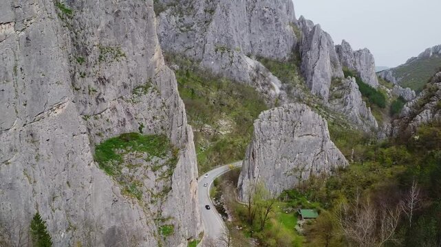 View of the Vratsa Balkan Mountains. Bulgaria