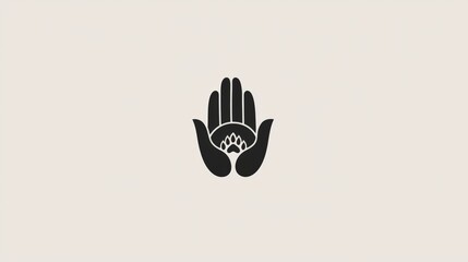 Obraz premium Hands forming a symbol of protection and care with intricate detailing during a serene moment. Generative AI