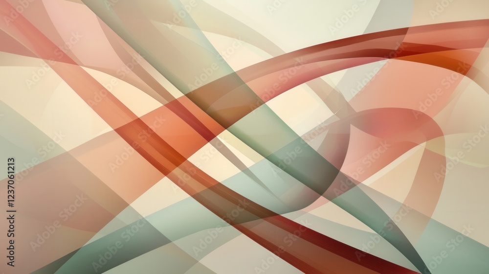Aufkleber abstract digital art piece with a modern and geometric design. it has a combination of different col