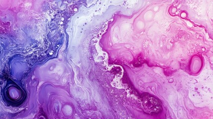 Vibrant Abstract Swirls in Shades of Purple and Pink for Creative Designs