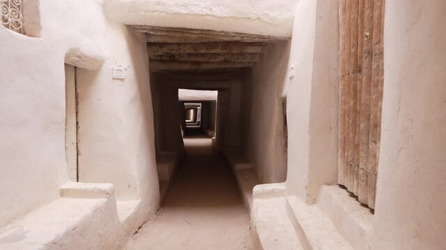 Ancient streets of Ghadames in Libya